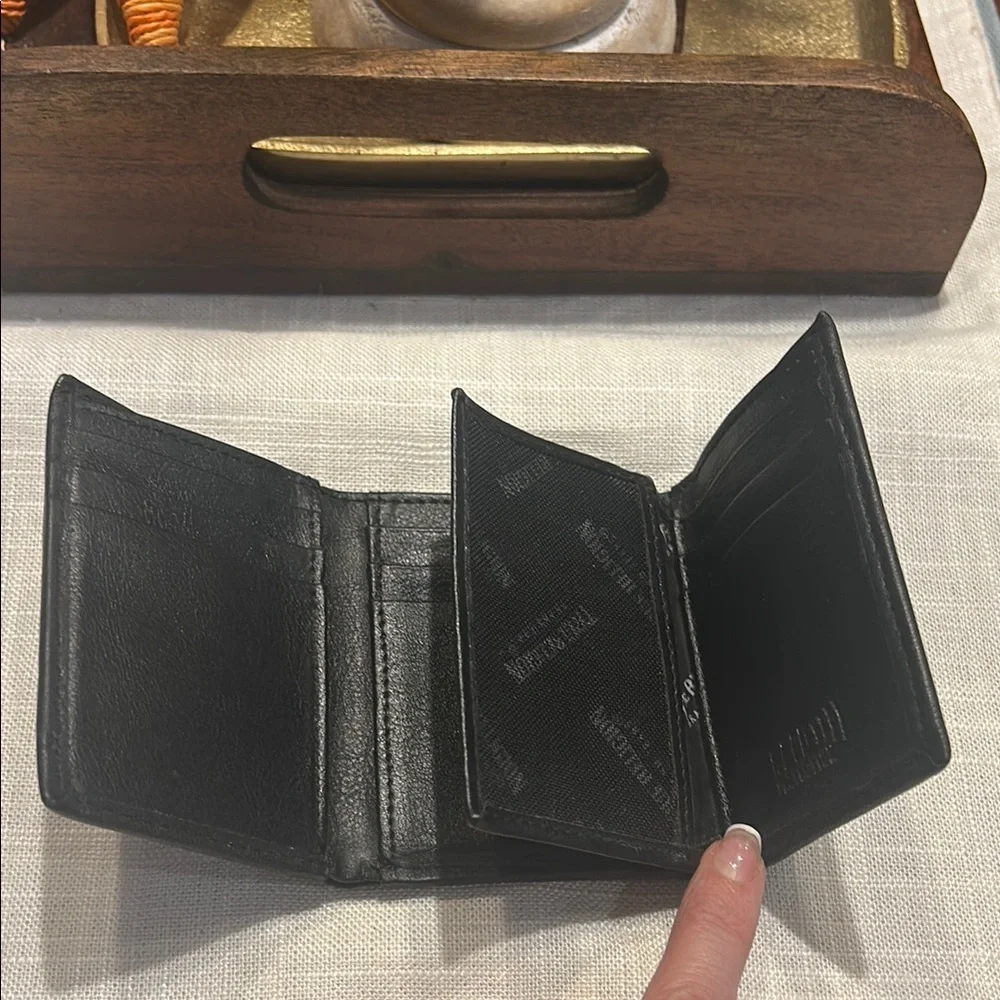 💥 2/$10 True Religion Black Tri fold Wallet RFID Protection